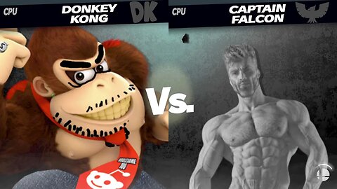 Super Smash Bros Ultimate Redditor Donkey Kong Vs Giga Chad