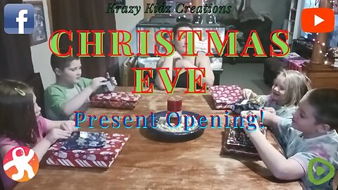 Christmas Eve Present Opening | Krazy Kidz Creations