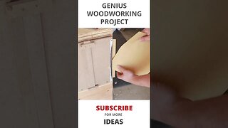 Genius Woodworking Project Idea! #shorts
