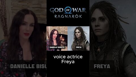 Freya voice actrice from God of war Ragnarok game #godofwar #shorts