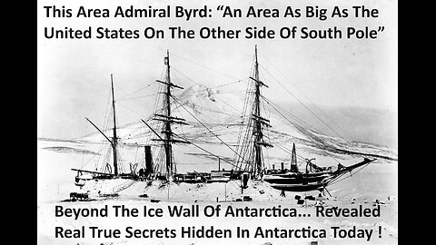 Beyond The Ice Wall Of Antarctica... Revealed Real True Secrets Hidden In Antarctica