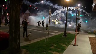 People continue violent protests in downtown Denver