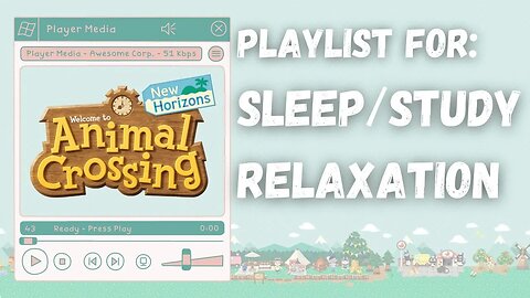 Animal Crossing New Horizons Music Playlist for Sleep/Study/Relaxing