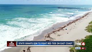 State grants $3M to fight red tide on east coast