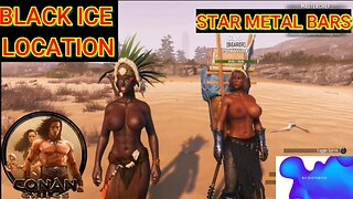 Conan Exiles Black Ice & Star Metal Bars Busty Boobs #Boosteroid #conanexiles