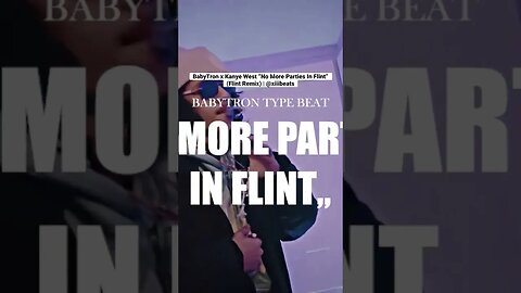 BabyTron x Kanye West “No More Parties In Flint” (Flint Remix) | @xiiibeats #flinttypebeat