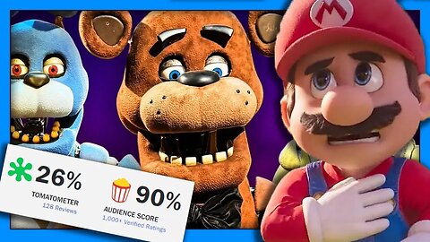 FNAF Beats Super Mario Opening Day DESPITE Rotten Critical Score!