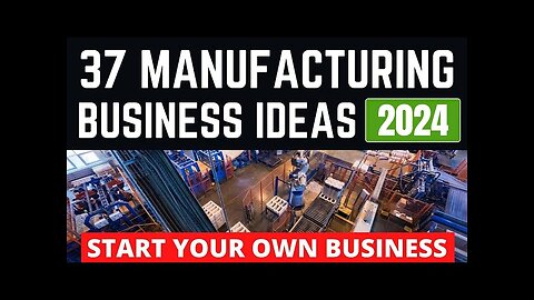 Best manufacturing business ideas