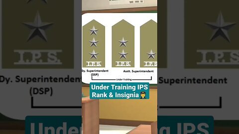 Under Training 🚨🚓 🚨 IPS Officers Rank Insignia|| #viral #shortsvideo #youtubeshorts #uppsc #police