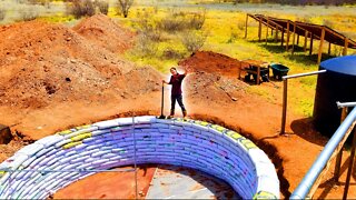 Building Our Earthbag Rainwater Harvesting Cistern And Resurrecting An Old Beehive