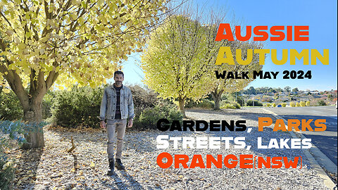Autumn In Australia. Walking Around Parks, Gardens, Lakes and Streets