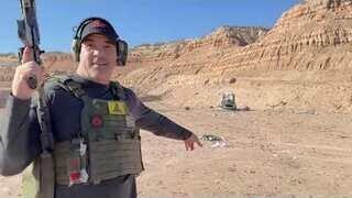 ZOMBIE TRAINING IN THE BORDERLAND.. NO RANGES..JUST WIDE OPEN DESERT