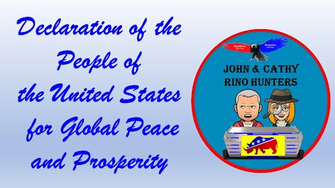 Declaration of the People of the United States for Global Peace and Prosperity