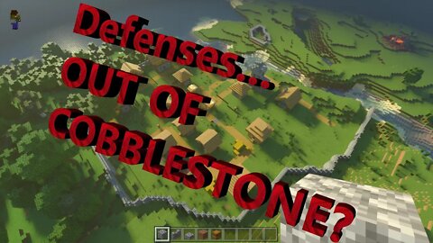 Building the Biggest Defenses out of Cobblestone
