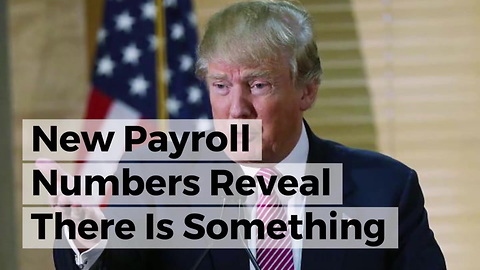 New Payroll Numbers Reveal There Is Something Really Special Going On In Trump's First Year