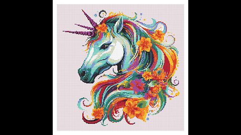 Rainbow Unicorn Cross Stitch Pattern by Welovit | welovit.net | #welovit
