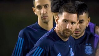 Argentina hold last practice ahead of 'final' against Mexico