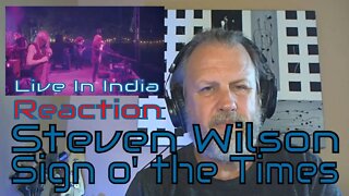 Steven Wilson - Sign o' the Times (Live in India) Bass Player First Listen/Reaction