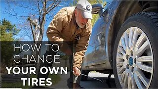 How to Change a Car Tire Properly (Torque Wrench and Oil Spraying Behind Wheel)