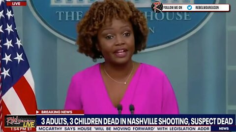 Karine Jean Pierre blames Repiblicans for the Nashville School Massacre