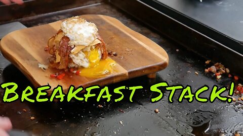 Ultimate Breakfast Stack - Blackstone Griddle Recipe