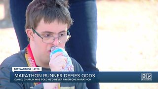 Valley marathon runner defies the odds