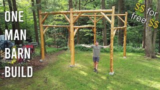 Simple Timber Frame Barn // Part 2