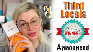 Third Locals Giveaway Announced - Congrats YOU Won Syniro! Wannabe Beauty Guru