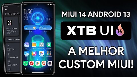 XTB UI ROM MIUI 14 ANDROID 13 | A MELHOR CUSTOM MIUI! | Poco F3 & Poco X3 Pro Miui v14