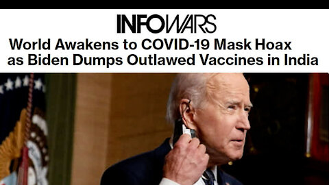 ⁣Biden Dumps Banned Covid-19 Vaccines on India