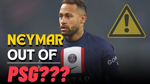 ⚽📢NEYMAR'S INJURY SETBACK PUTS PSG FUTURE IN DOUBT.