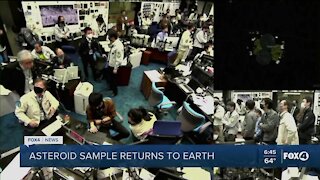 Asteroid sample returns to Earth