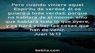 Juan 16:13 - Santa Biblia #biblia #Jesús #Dios #Iglesia [SD]