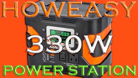 HOWEASY 330W Portable Power Station 300Wh Solar Generator Backup Lithium Battery Review
