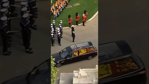 King Charles III Salutes Queen Elizabeth's Coffin, Bids Emotional Goodbye #queenelizabeth