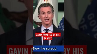 Gavin Newsom roasted by his ex wife 🫣