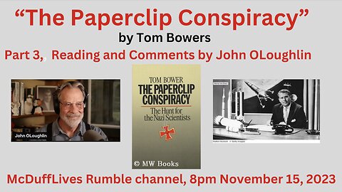 THe Paperclip Conspiracy, part 3, by Tom Bowers, Nov. 15, 2023