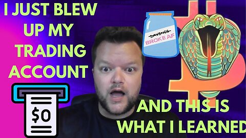 I Just blew up my trading account | This is what I learned? #trading #cryptotrading #tradingloss