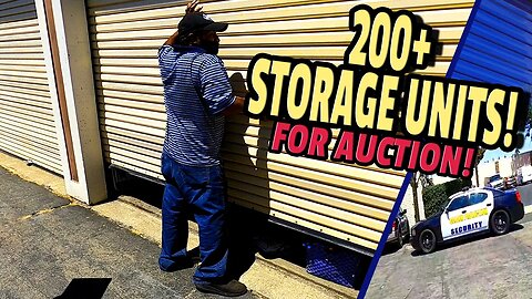 I've NEVER SEEN So Many STORAGE UNITS! HUNDREDS Of Storage Units For Auction!