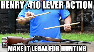 Make Your Henry Lever Action .410 Legal for Hunting