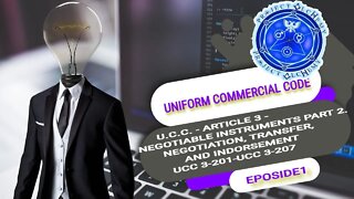 UCC EMPOWERING SERIES - UCC 3 NEGOTIABLE INSTRUMENTS COMPLETE SECTION