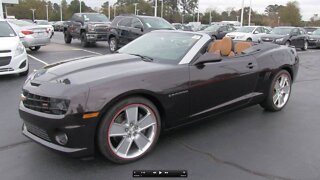 2011 Chevrolet Camaro SS Neiman Marcus Convertible Start Up, Exhaust, and In Depth Review
