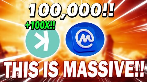 KASPA ACHIEVES 100,000 FOLLOWERS ON COINMARKETCAP!! THIS IS MASSIVE NEWS!!