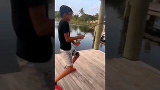 Caught is First Fish #shortsvideo #shortsfeed #nature #shortviral #youtubeshorts #shorts #shortsfyp