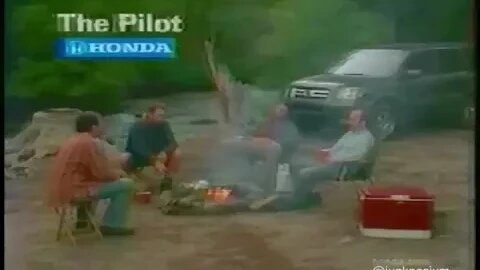 Campy 2005 Honda Pilot Commercial "Camping With The Boys"