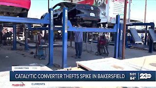 Spike in catalytic converter thefts in Bakersfield