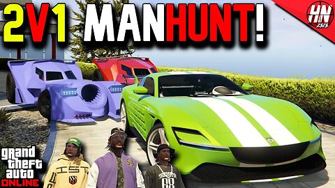 2v1 GTA 5 MANHUNT!