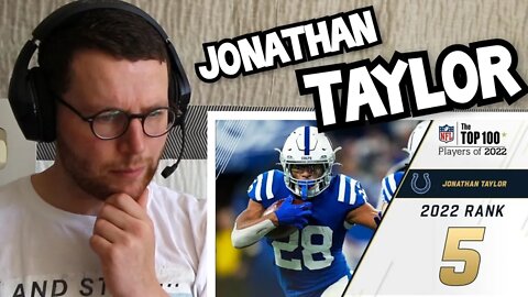 Rugby Player Reacts to JONATHAN TAYLOR (Indianapolis Colts, RB) #5 NFL Top 100 Players in 2022