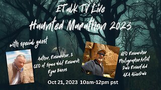 ETalk Haunted Marathon-ETalkTV Live guest Ryan Burns & Dave Rosenfeld