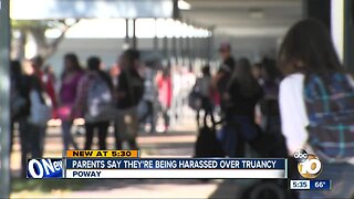 Parents say they are being harassed over truancy